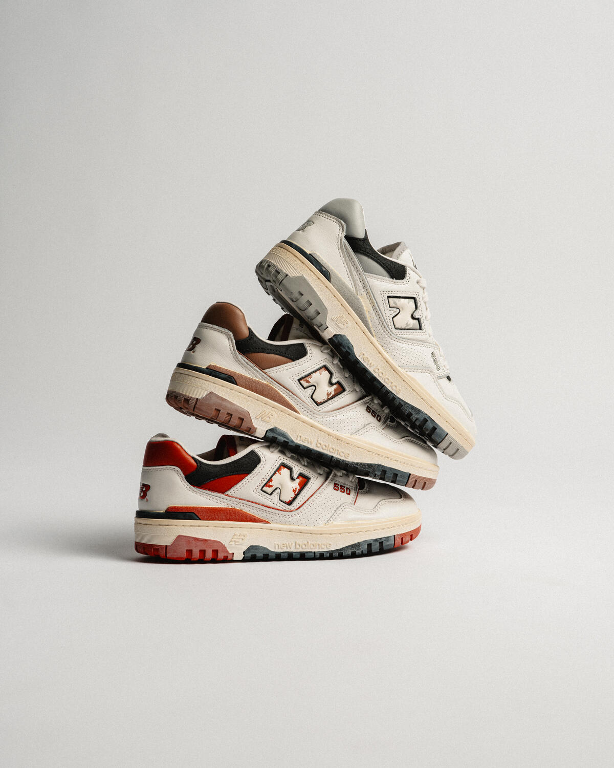 new balance bb550 on feet